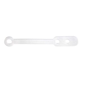 Silikonebånd flade korte (73 mm) - 50 stk.