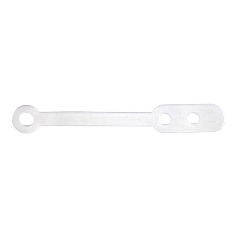 Silikonebånd flade korte (73 mm) - 50 stk.