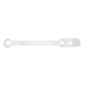 Silikonebånd flade lange (83 mm) - 50 stk.