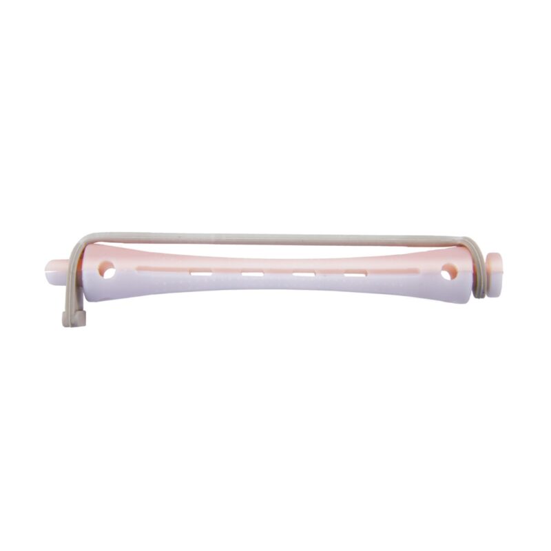 Permanentspole 7 mm x 70 mm hvid/rosa - 12 stk.