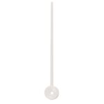 Plastpinde hvid 75 mm - 100 stk.