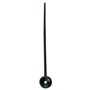 Plastpinde sort 73 mm - 100 stk.