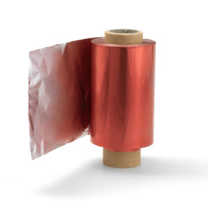 Folie rød 12 cm x 150 m - 15 my