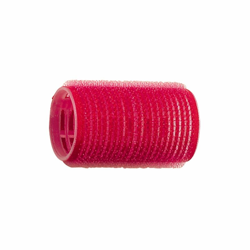 Velcro Curler 36 mm x 63 mm rød - 12 stk.